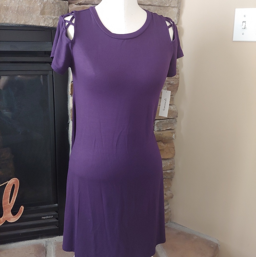 Francesca's NWT Size S plum dress
